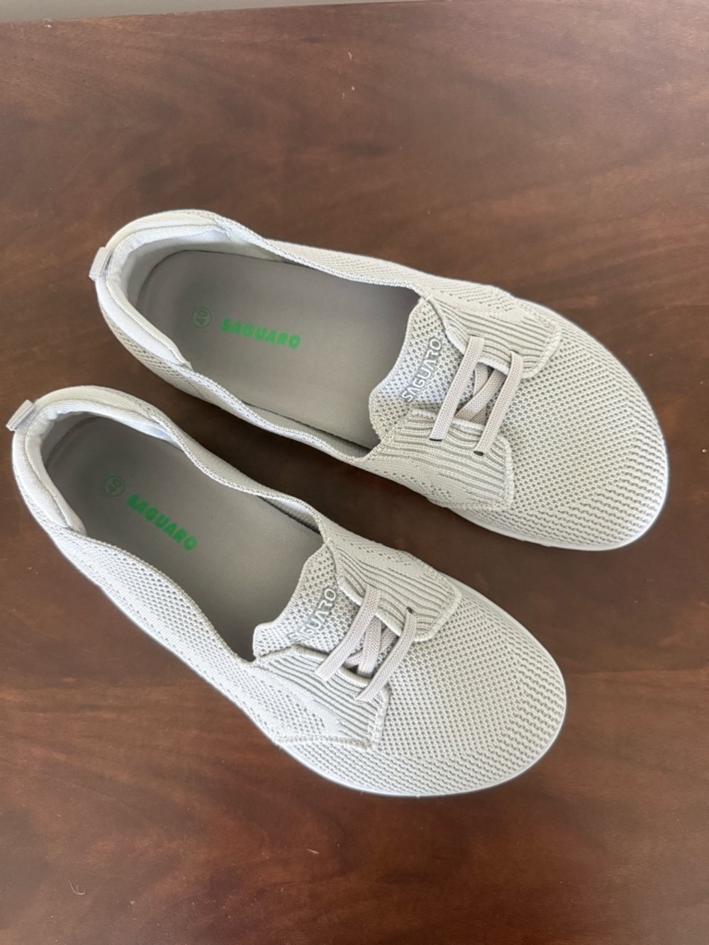 Women’s Saguaro Barefoot Knit Slip-On Sneakers - Light Gray
